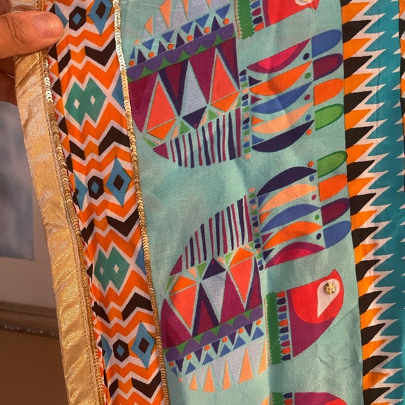 Gorgeous Turquoise Tunic Top - Picture 4 of 4